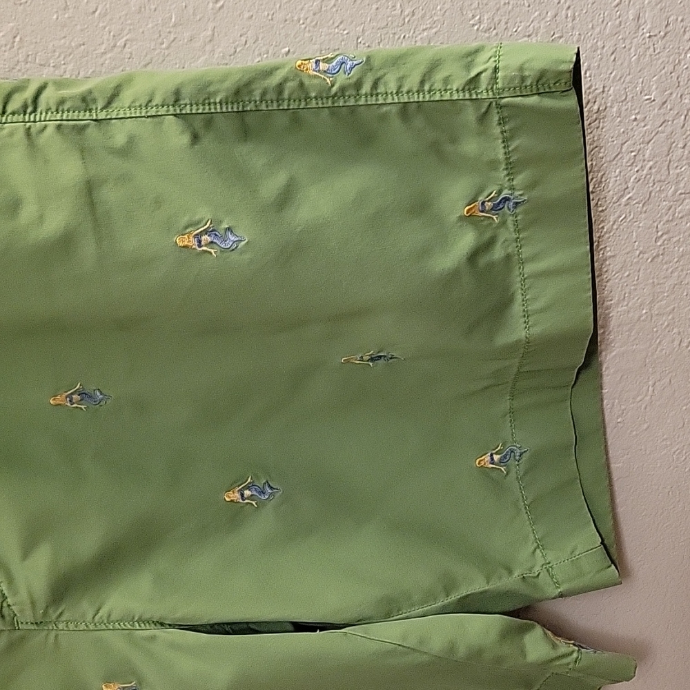 J. Crew Flat Front Shorts - Green - 33w - Picture 5 of 13